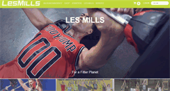 Desktop Screenshot of lesmills.ch