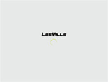 Tablet Screenshot of lesmills.ch